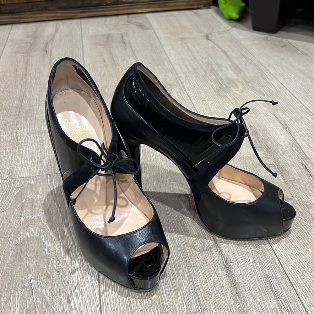 Christian Louboutin Instrumenta 120 Calf Black